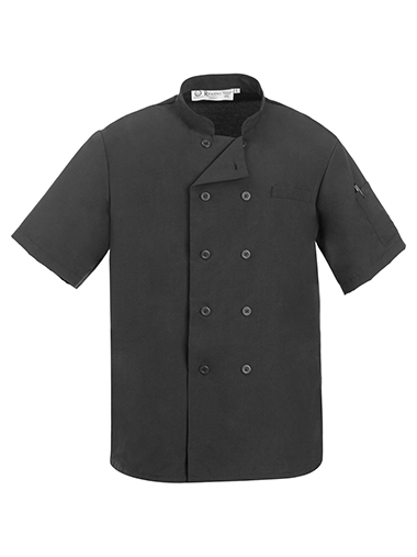Chefcoat Mesh Back Coat Black