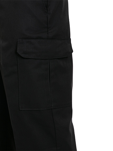 black cargo pants with buckles